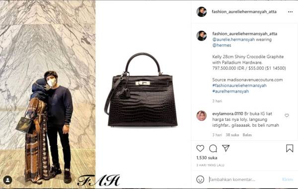 Aurel Hermansyah tampil sangat sederhana, harga tas kecilnya jadi sorotan  netizen: Kecil tapi - Hops ID