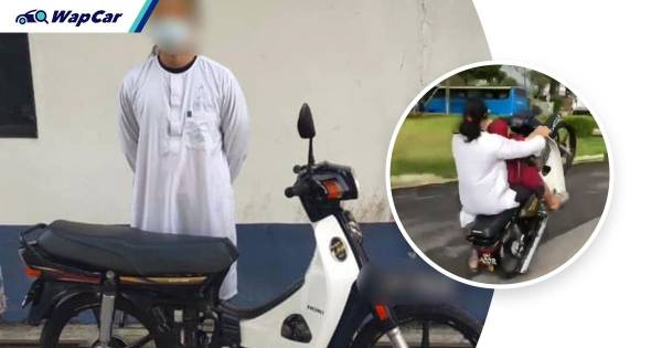 Viral Ngetrail Sama Anak Pakai Motor Bebek, Pria Ini Langsung Ditahan