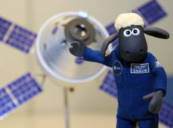 Única, la oveja Shaun se une a la misión de la NASA a la luna