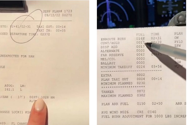 Pilot Reveals Amount of Fuel for 2.5 Hours Flight, Many People Are Surprised