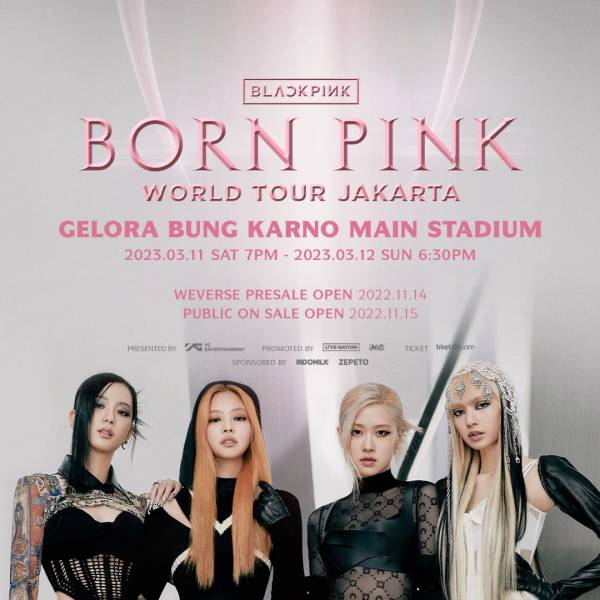 BLACKPINK Akan Konser di Jakarta Tahun Depan, Catat Tanggal dan Lokasinya!