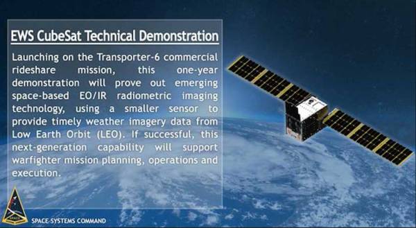 La Fuerza Espacial de EE. UU. presenta el EWS CubeSat de última generación acoplado a aviones de combate