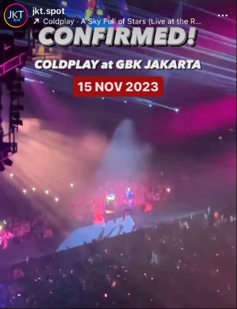 Kabar Konser Coldplay Hebohkan Warganet, Ada yang Siap War Tiket