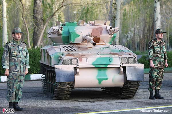 Tanks Made in Iran Ready to Use in War Against Its Enemies