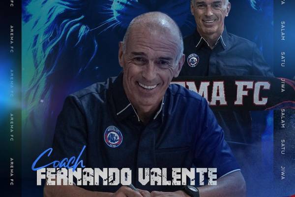 Profile of Fernando Valente, New Arema FC Coach