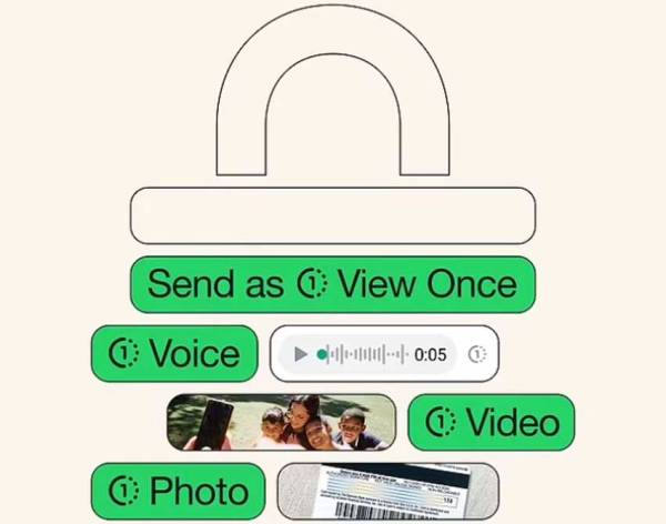 WhatsApp Provides a One-Turn Voice Message Service that is Instantly Deleted