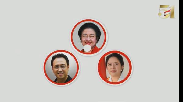 PDIP Pamer Sederet Kader Berprestasi di tempat HUT ke-51, Tak Ada Jokowi