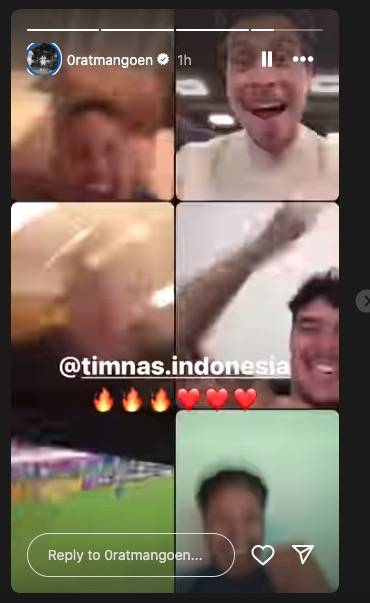 Euforia Kemenangan gemilang Timnas Indonesia U-23: Momen Heboh Ragnar Oratmangoen Teriak Kegirangan