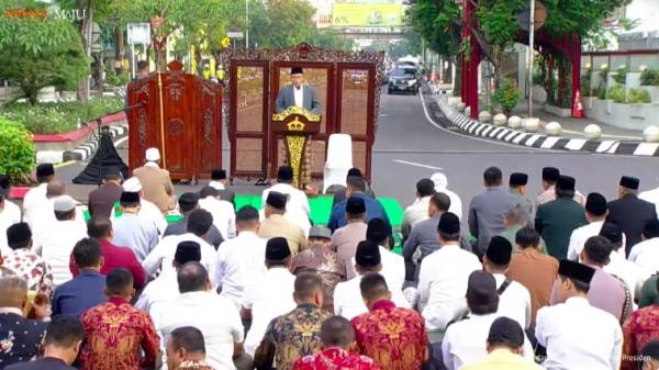 Khotbah Iduladha 2024 Ketua KPU di Depan Jokowi Singgung Sifat Kebinatangan