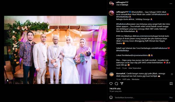 Raffi Ahmad Biayai Pernikahan Karyawan dan Hadiahkan Umrah, Bos Idaman